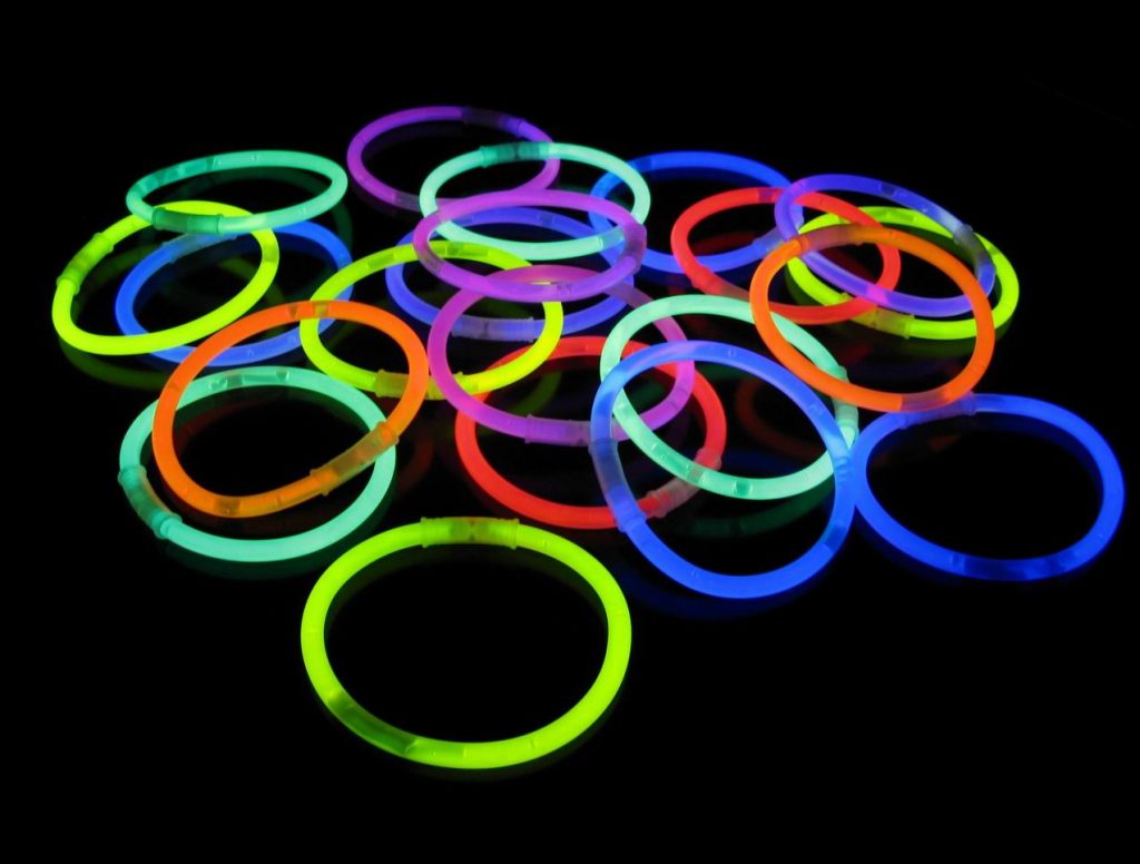 90's dance theme party Glow in the Dark Wrist bands