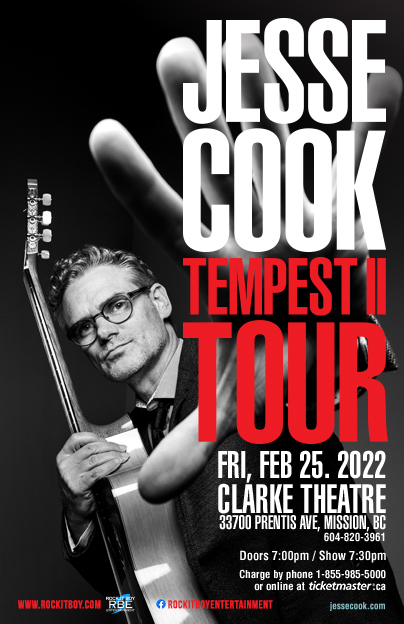 JESSE COOK - TEMPEST II TOUR