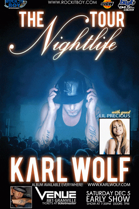 KARL WOLF WITH GUESTS  LIL’ PRECIOUS