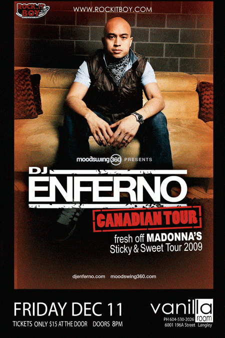DJ ENFERNO – CANADIAN TOUR
